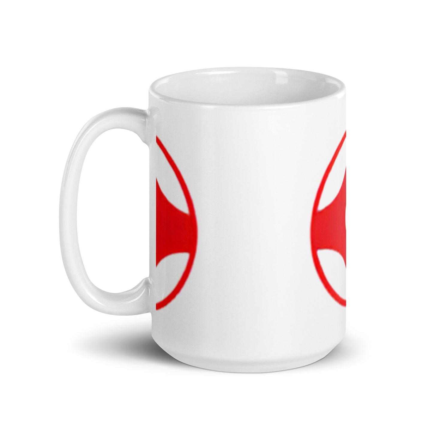 Kyokushin White glossy mug