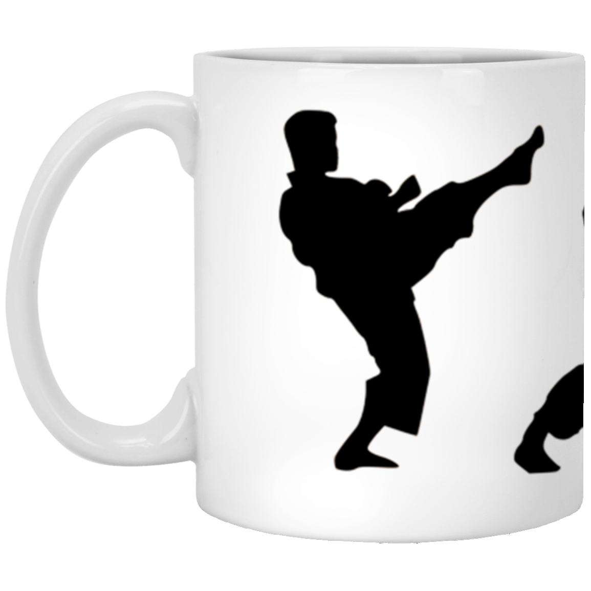 Karate 11 oz. White Mug