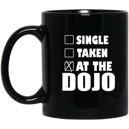 At the Dojo 11 oz. Black Mug