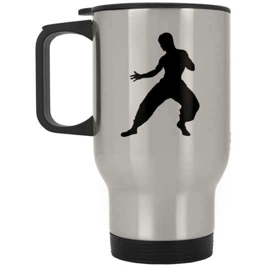 Bruce Silver Stainless Travel Mug