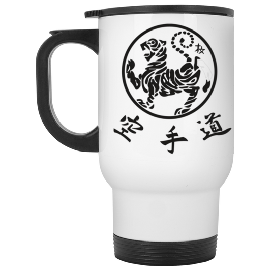 Shotokan White Travel Mug