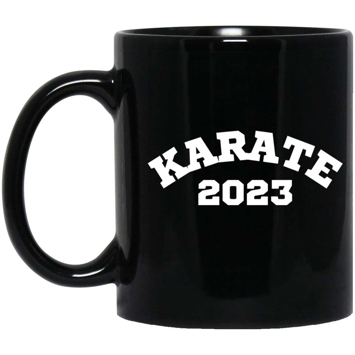 Karate 2023 11 oz. Black Mug