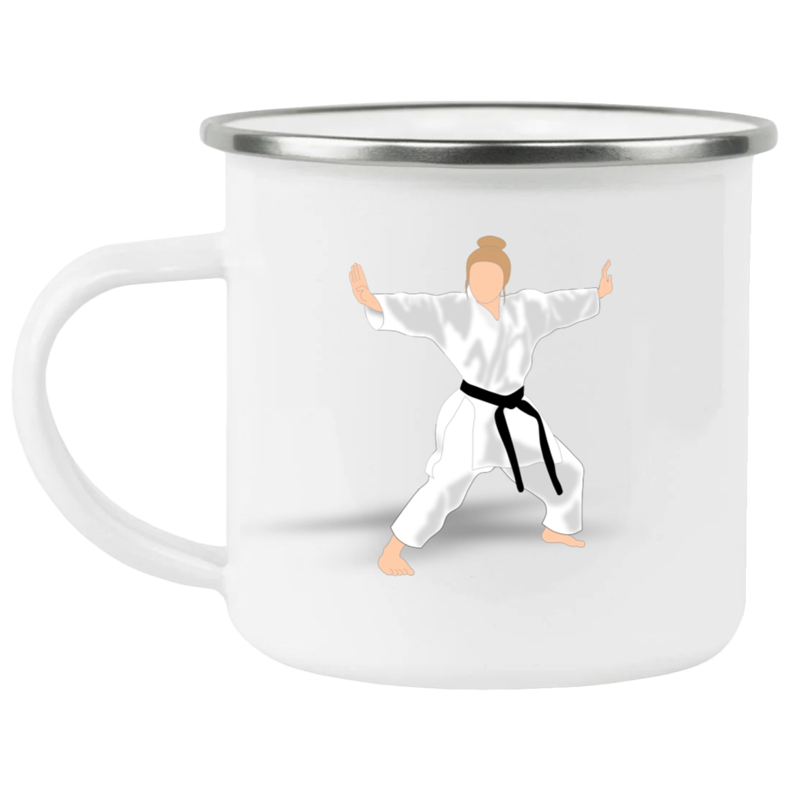 Kata Girl Enamel Camping Mug