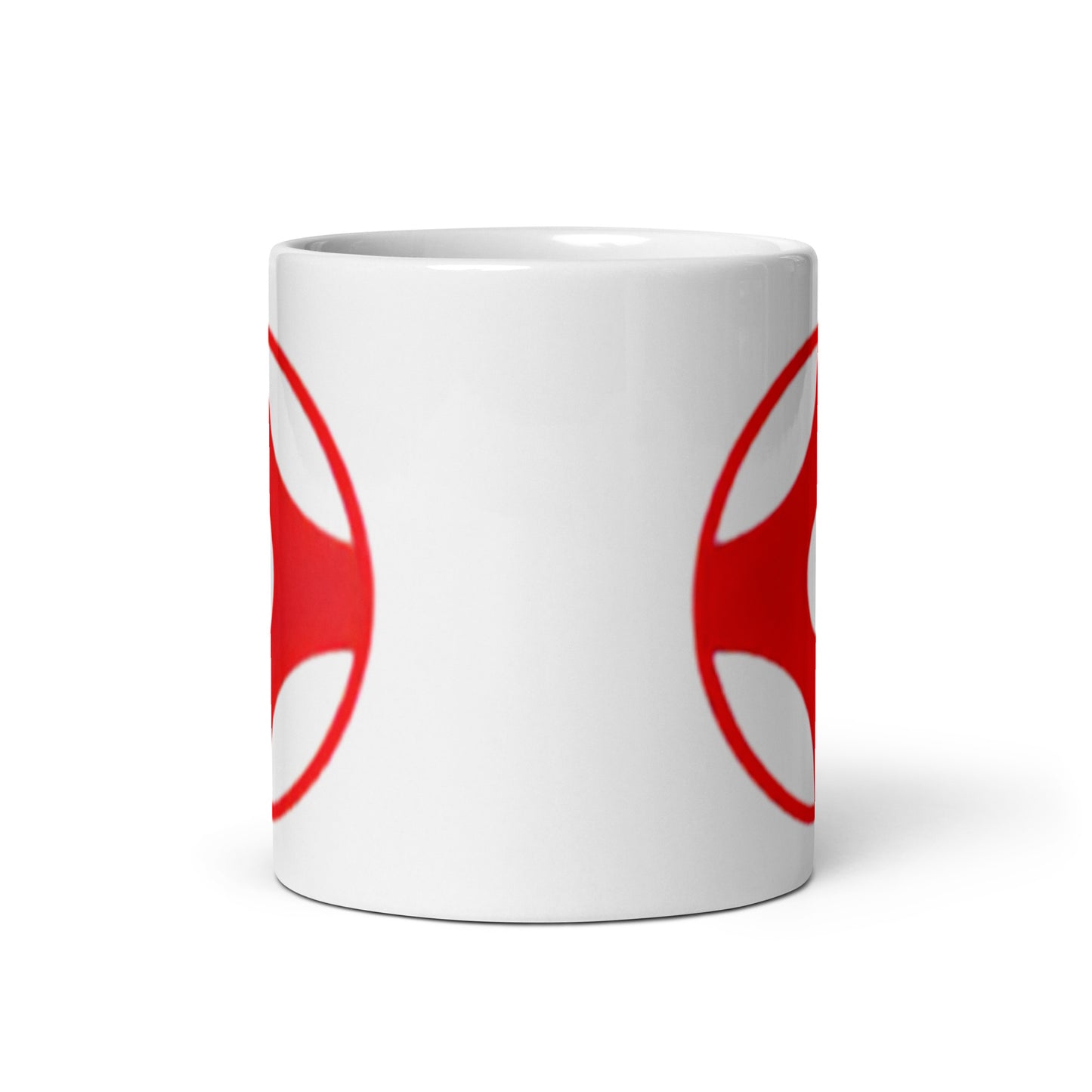 Kyokushin White glossy mug
