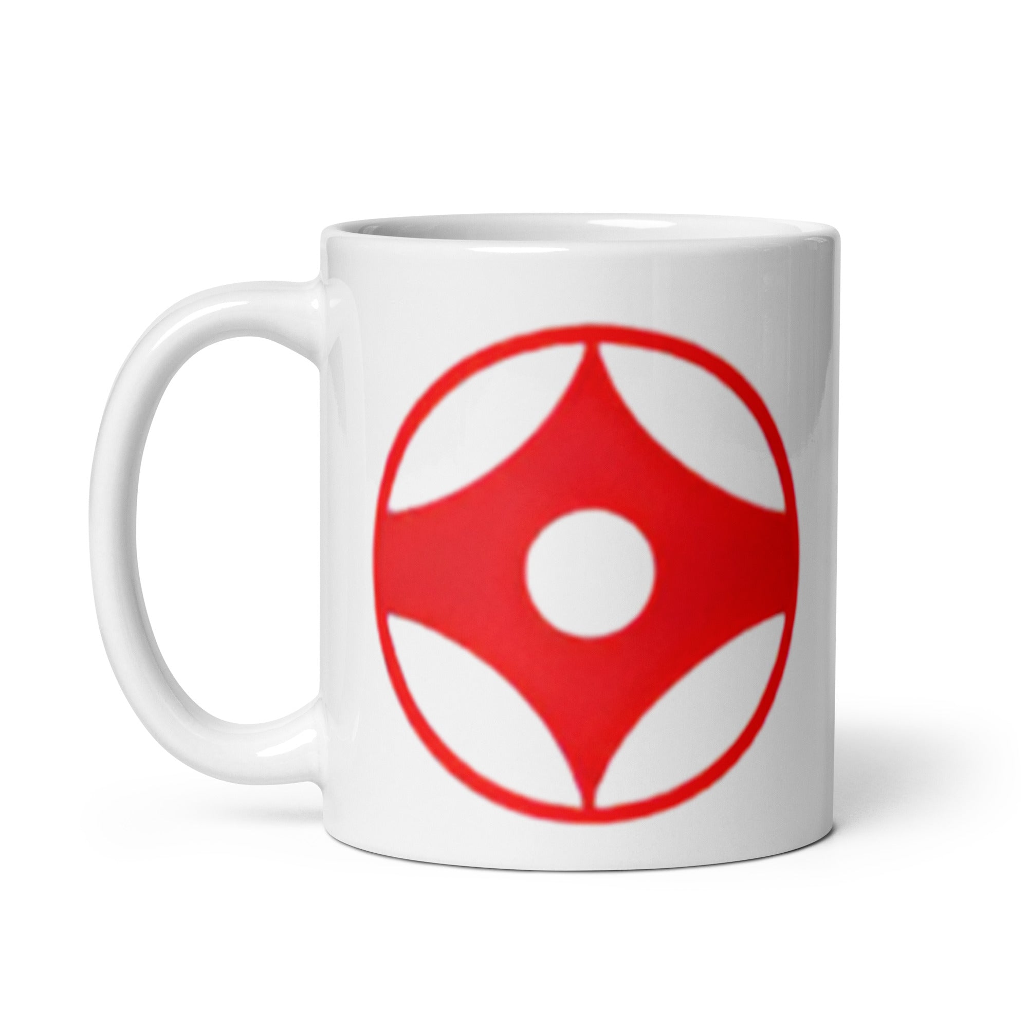 Kyokushin White glossy mug