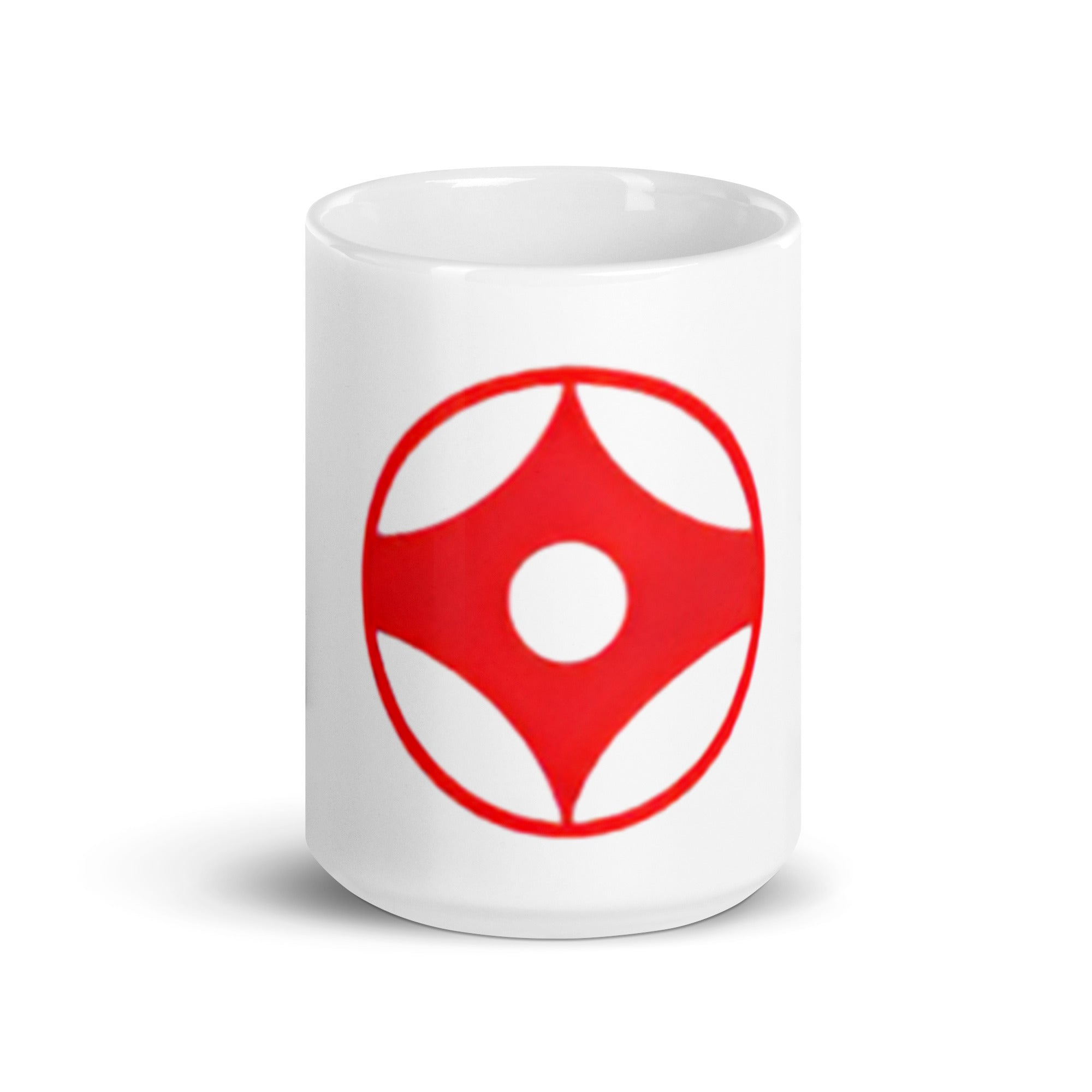 Kyokushin White glossy mug