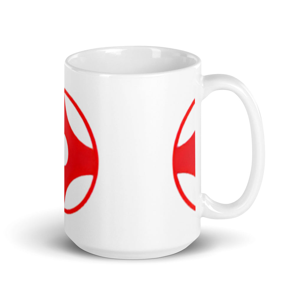 Kyokushin White glossy mug